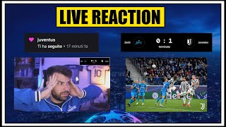 INCREDIBILE MA VERO: la Juventus ha seguito la mia Live Reaction a Zenit Juve 0-1 