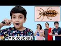 MICROSCOPE CHALLENGE | Comedy Family Challenge | Aayu and Pihu Show