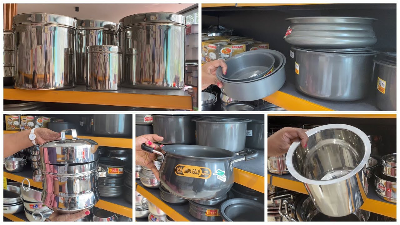 😍DMART Useful Steel Products, Idly Pot, Plates, kitchen New arrivals