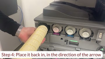 how to change toner on COLOR RICOH MPC & IMC series