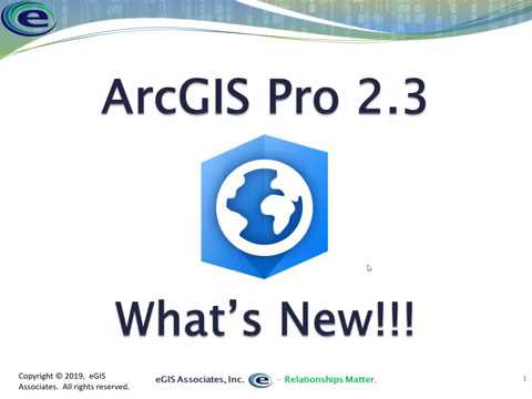 What is new ArcGIS 2.3?