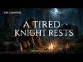 A Tired Knight Resting by the Forest Fire | Dark Fantasy Music for Focus & Calm