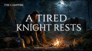 A Tired Knight Resting by the Forest Fire | Dark Fantasy Music for Focus & Calm