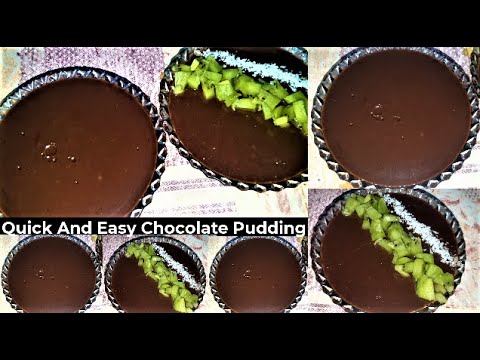 How To Make Chocolate Pudding At Home / Quick And Easy Recipe / All In One