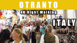 OTRANTO, Italy Night Walk 4K UHD