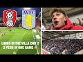 Rotherham United vs Aston Villa *VLOG* ABSOLUTE LIMBS IN THE VILLA AWAY END