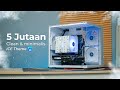 Rakit PC gaming full white minimalis 5 Jutaan aja Ft Segotep Brave W1 | Rakit PC EPS 18