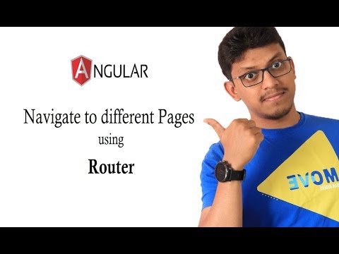 Router and navigation to different pages in angular