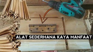 Wooden dowels - a simple DIY handyman tool