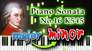 Have You Ever Heard Mozart Piano Sonata No.16 in MINOR KEY?