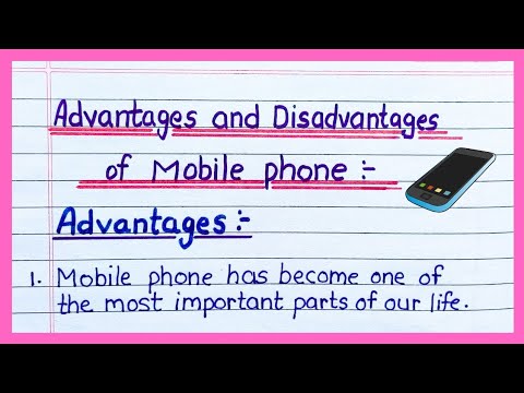Advantages and disadvantage