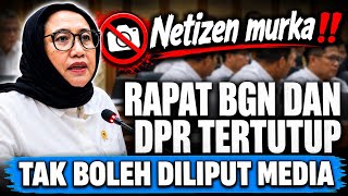 RAPAT BGN DAN DPR TERTUTUP ‼️Ada Apa yang Disembunyikan? Picu Kecurigaan Publik