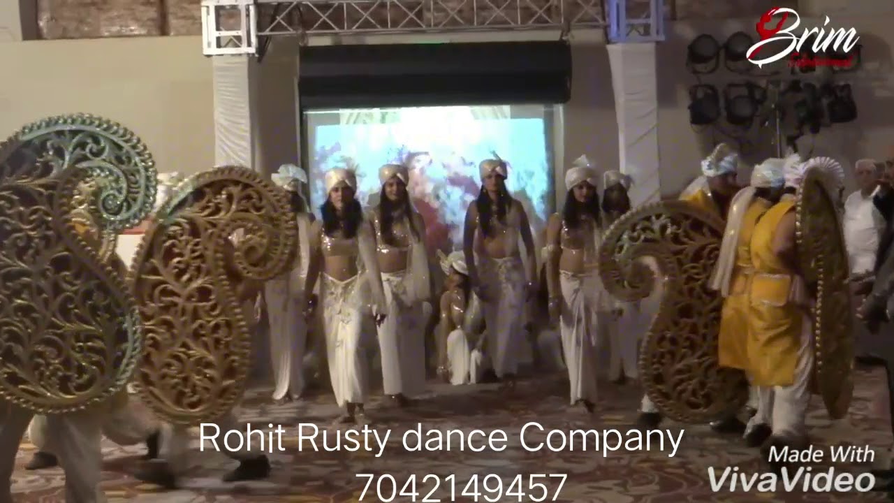 Rohit rusty Dance company . Bridal groom entry Maharani Swagatam - YouTube