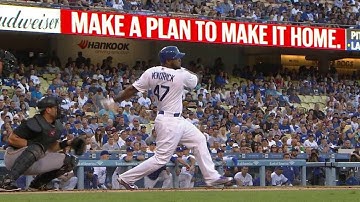 PIT@LAD: Kendrick hits an RBI single to open scoring