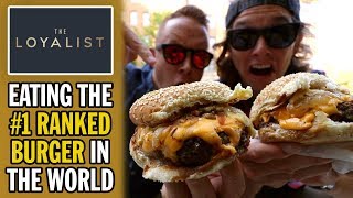 We ate The Loyalist's Dirty Burg Cheeseburger | *Chicago's West Loop