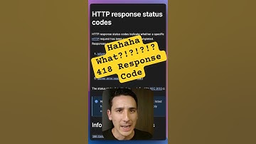 HAHA: 418 - Response Code #javascript #https #typescript #coding #programming