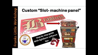 Custom Slot machine panel.
