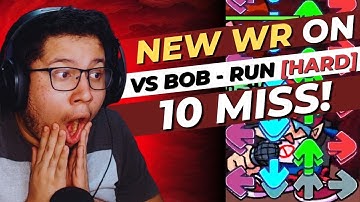 NEW WORLD RECORD ON VS BOB - RUN !!! Friday Night Funkin