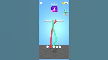Tangle master 3D / New iOS game play #4 #shorts