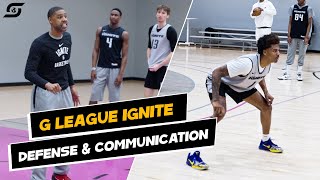 G League Ignite teach defense and communication 🔥