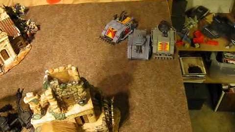40K Video Speed Freak Orks vs Ulrik and Arjacs Wolves