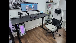 Secretlab Magnus Pro XL sit-to-stand desk unboxing and assembly