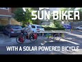 Solar powered bicycle with unlimited range - Sun Biker