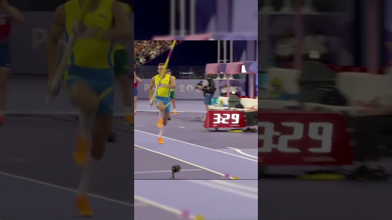 Craziest moments in track 😲 #shorts #polevault #longjump