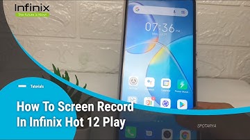 Infinix HOT 12 Play Screen Recording