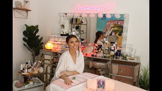 My Skincare Room Tour {Esthetician Collection + Tools + Crystals } Jadeywadey180