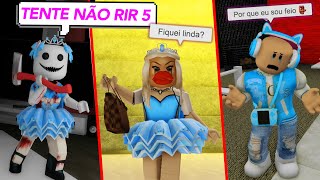 Tente não rir | Melhores Memeblox no Brookhaven RP Roblox | Parte 5