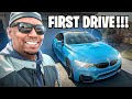 FIRST DRIVE IN MY NEW BMW M4!!