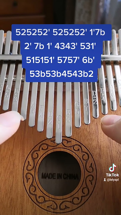 Undertale kalimba tabs