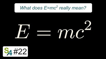 What does E=mc² really mean? Relativity 22