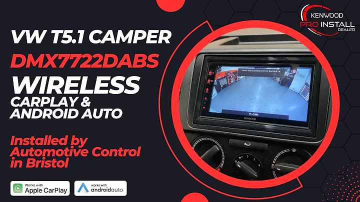 VW T5.1 Camper Van Goes Wireless CarPlay, Android Auto Install DMX7722DABS