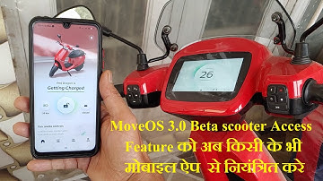 Profile sharing on Ola S1 pro scooter access feature in MoveOs 3.0.0  beta-1 version with any mobile
