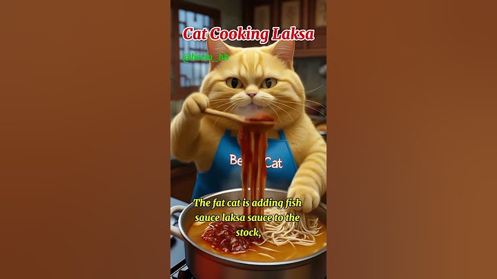 Cat Cooking Laksa #cat #funny #shortvideo #cutecat #laksa