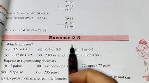 Fraction and Decimal Ex-2.5 Chapter -2 || Class 7th Maths