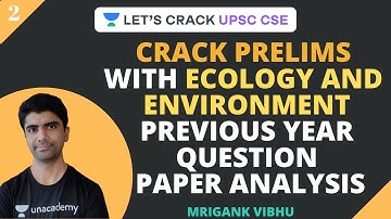 Crack Prelims with Ecology and Environment Previous Year Question Paper | Part 2 | UPSC CSE/IAS 2020