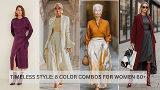 8 elegant color combos for classy women over 60 8 Elegant Color Combos For Classy Women