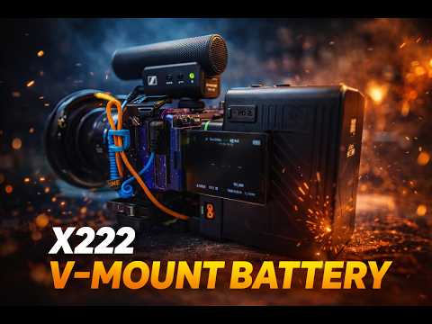 X222 VMOUNT BATTERY BY ZG CINE POWER ALL DAY.