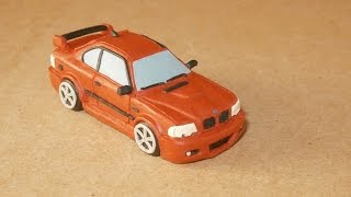 Как слепить из пластилина BMW M3. How to sculpt BMW from clay