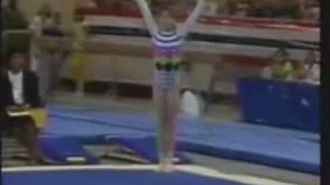 Erica Stokes - 1990 US Nationals AA - Floor Exercise