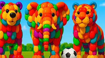 The mascot vibrato assistant tiger placed on the football field is popular co-produced, creative 5