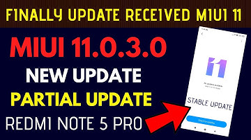 Redmi Note 5 pro MIUI 11.0.3.0 stable Update Received for All users/ Redmi Note 5 pro MIUI 11 Update