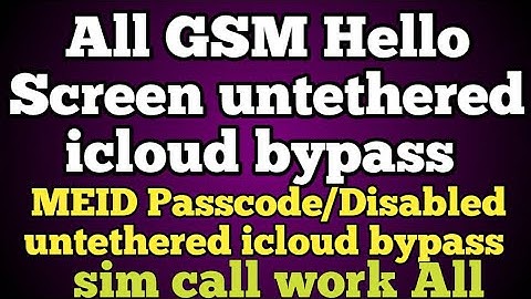 iPhone 7 Plus untethered icloud bypass sim call work on/off Fixed All GSM devices untethered bypass