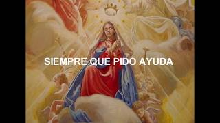 Video thumbnail of "Siempre que digo madre - Canto (LETRA)"