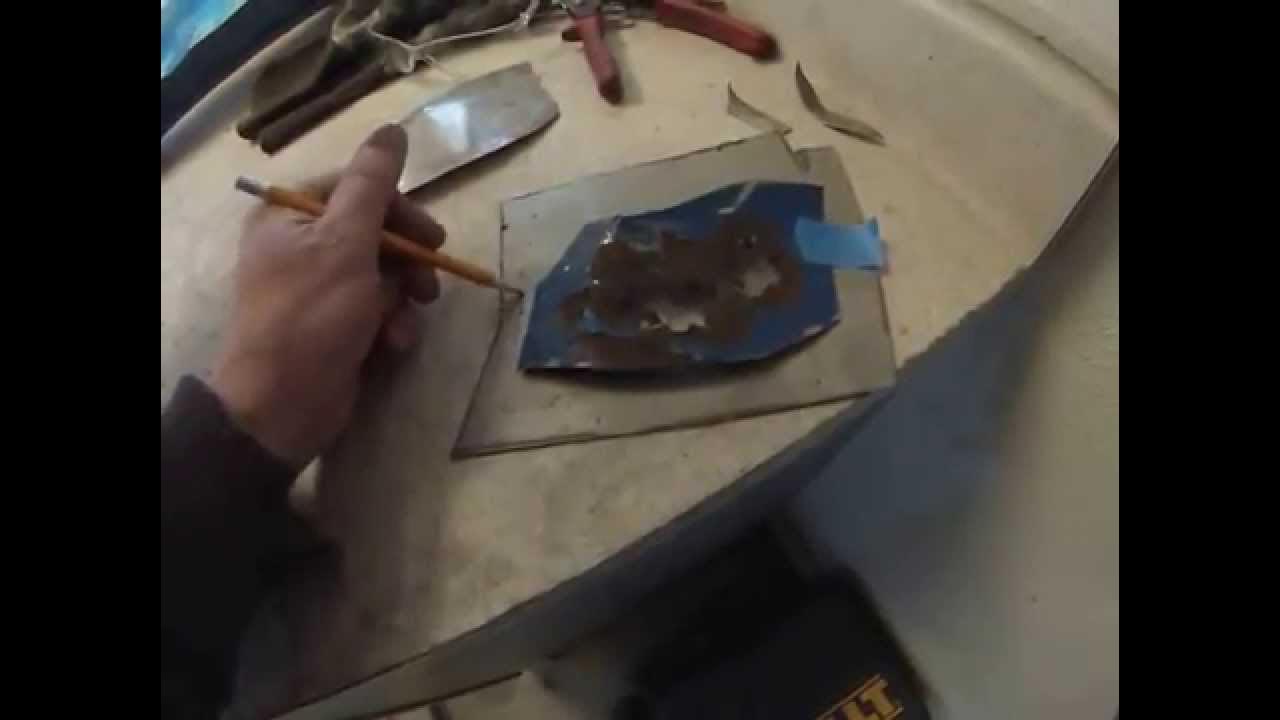 HOW TO MAKE PATCH PANELS USING HARBOR FREIGHT PLANISHING HAMMER YouTube