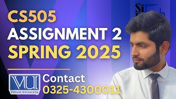 CS505 assignment 2 solution 2025 | CS505 assignment 2 solution spring 2025 #CS505#assignment2#2025