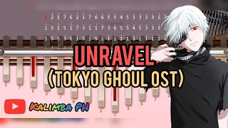Instruments du Monde - Une Tablature pour Kalimba de l'opening de l'animé  Tokyo Ghoul nommé Unravel, page 4.   /partition-kalimba-unravel-tokyo-ghoul #kalimba #instrument